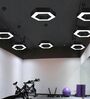 Hexagon-Ring 48W LED Ceiling Light Office & Gym Lighting 3 Color Modes