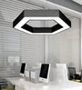 Hexagon-Ring 48W LED Ceiling Light Office & Gym Lighting 3 Color Modes