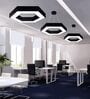 Hexagon-Ring 48W LED Ceiling Light Office & Gym Lighting 3 Color Modes