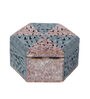 Multicolour Soapstone Hexagonal Decorative Jewellery Organiser