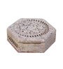 White Soapstone Hexagonal  Jewellery Organiser