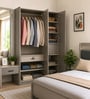 HGK 3 Door Wardrobe In Grey Finish