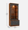 HGK Grey Colour Temple In Walnut Finish