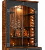 HGK Grey Colour Temple In Walnut Finish