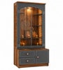 HGK Grey Colour Temple In Walnut Finish