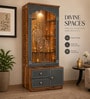 HGK Grey Colour Temple In Walnut Finish