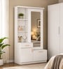 HGK Checkmate Dressing Table In White Finish With Shelf Storage