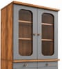 HGK Grey Colour Multipurpose Cabinet In Walnut Finish