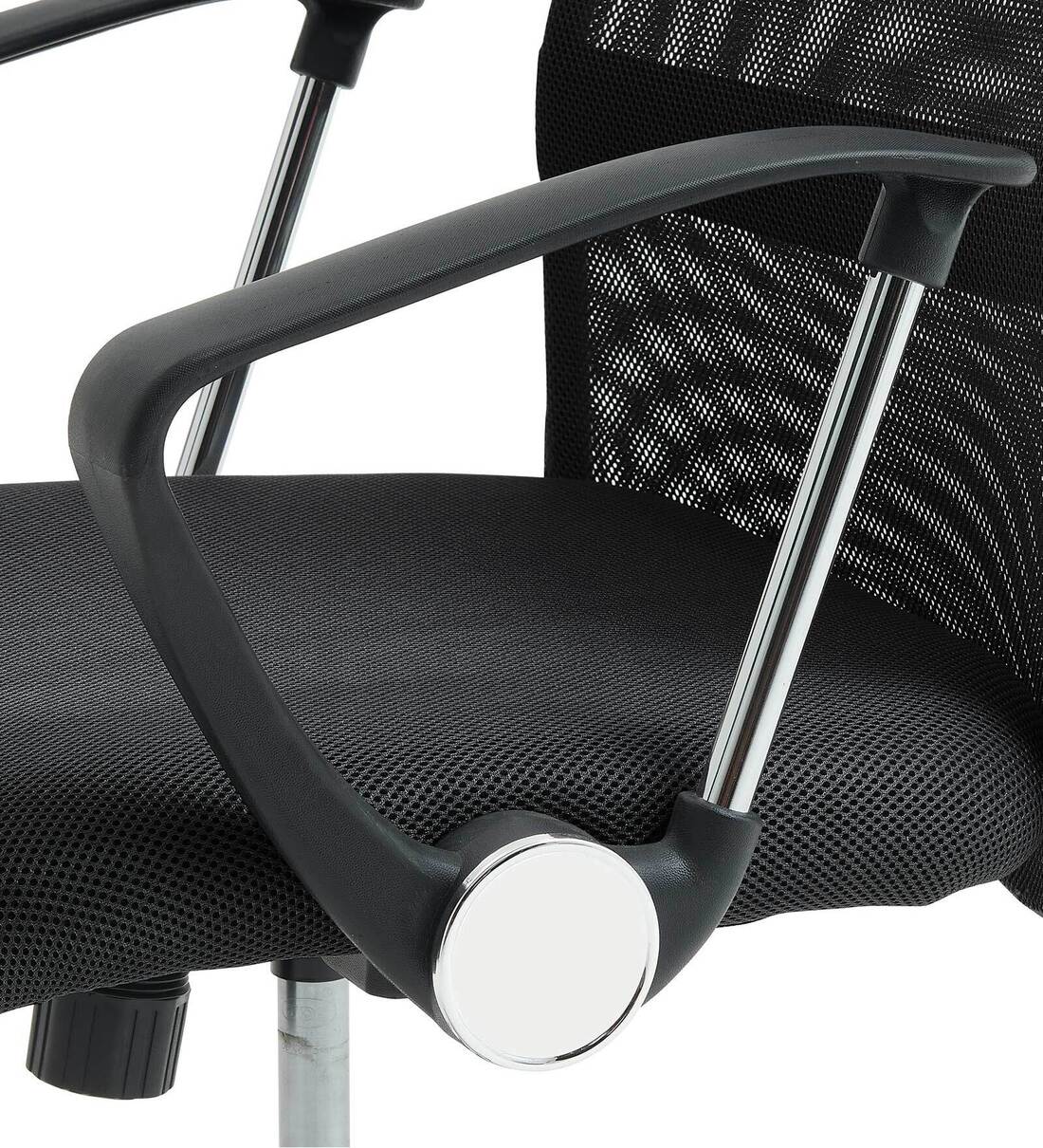Buy High Back Ergonomic chair in Black Colour by Bantia Furniture