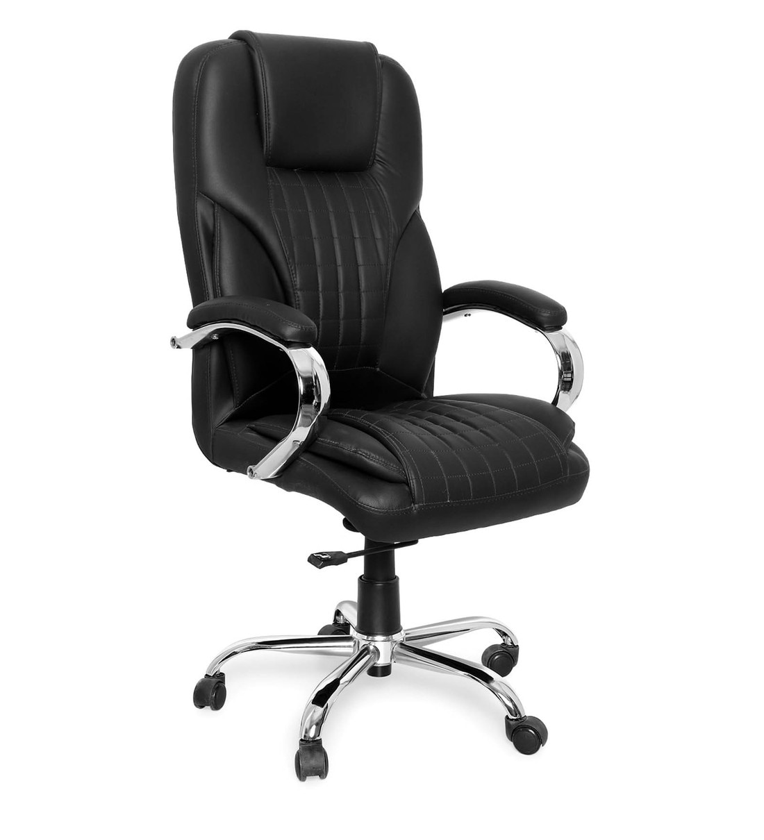 Buy Theo High Back Executive Chair In Black Colour by EFC Online High