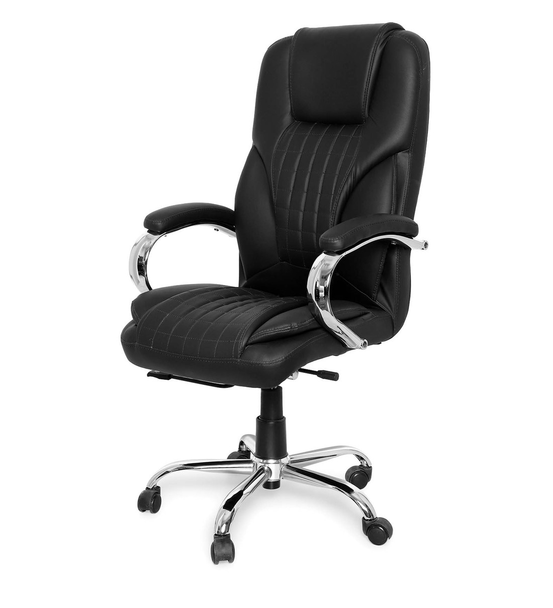 Buy Theo High Back Executive Chair In Black Colour by EFC Online High