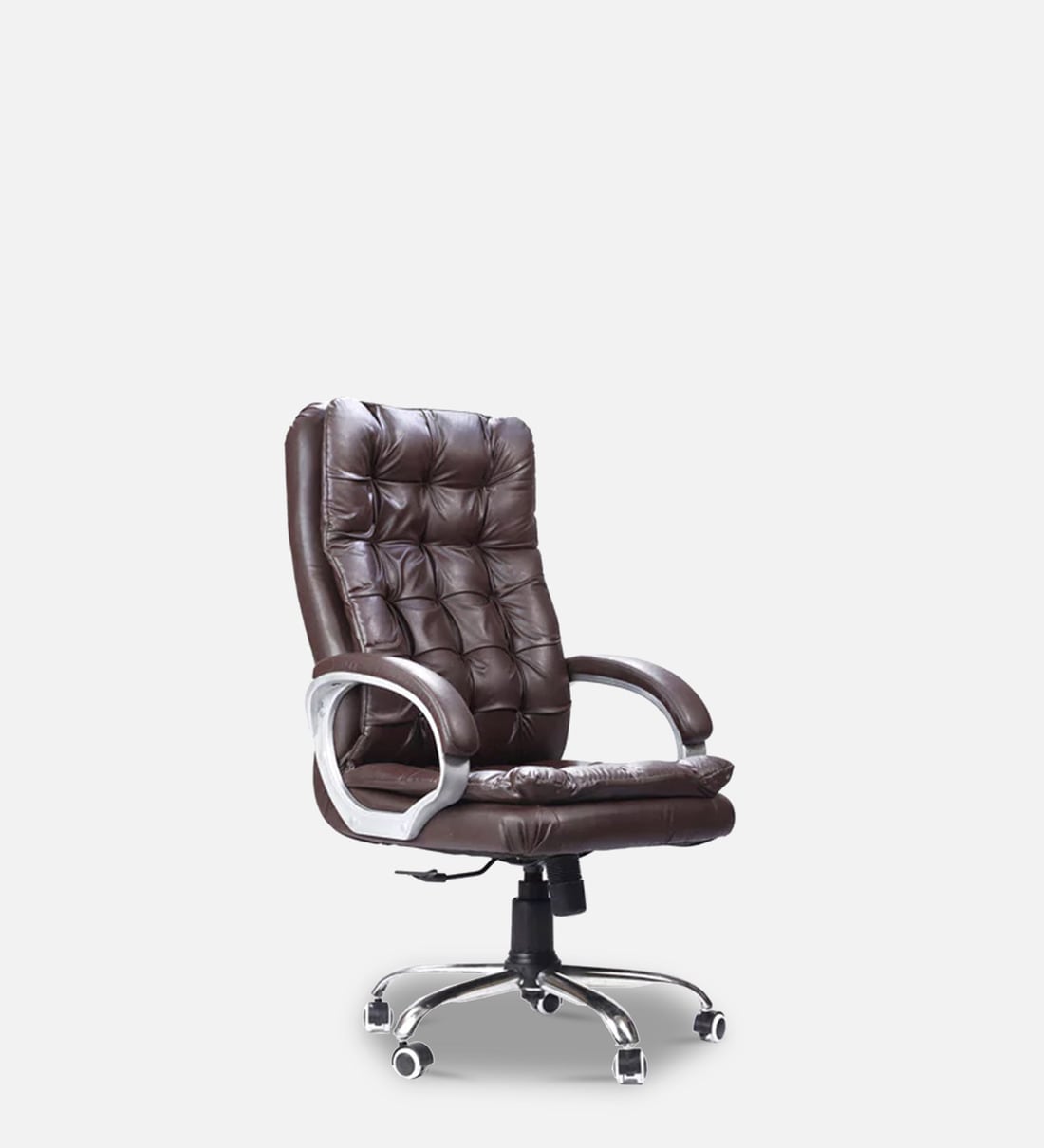 Buy High Back Executive Office Chair In Brown Colour By Furniturstation