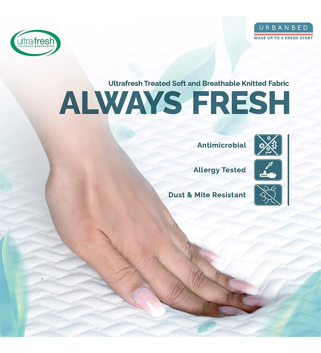 Buy High GSM Knitted Fabric Queen Size (78x48) Waterproof Mattress