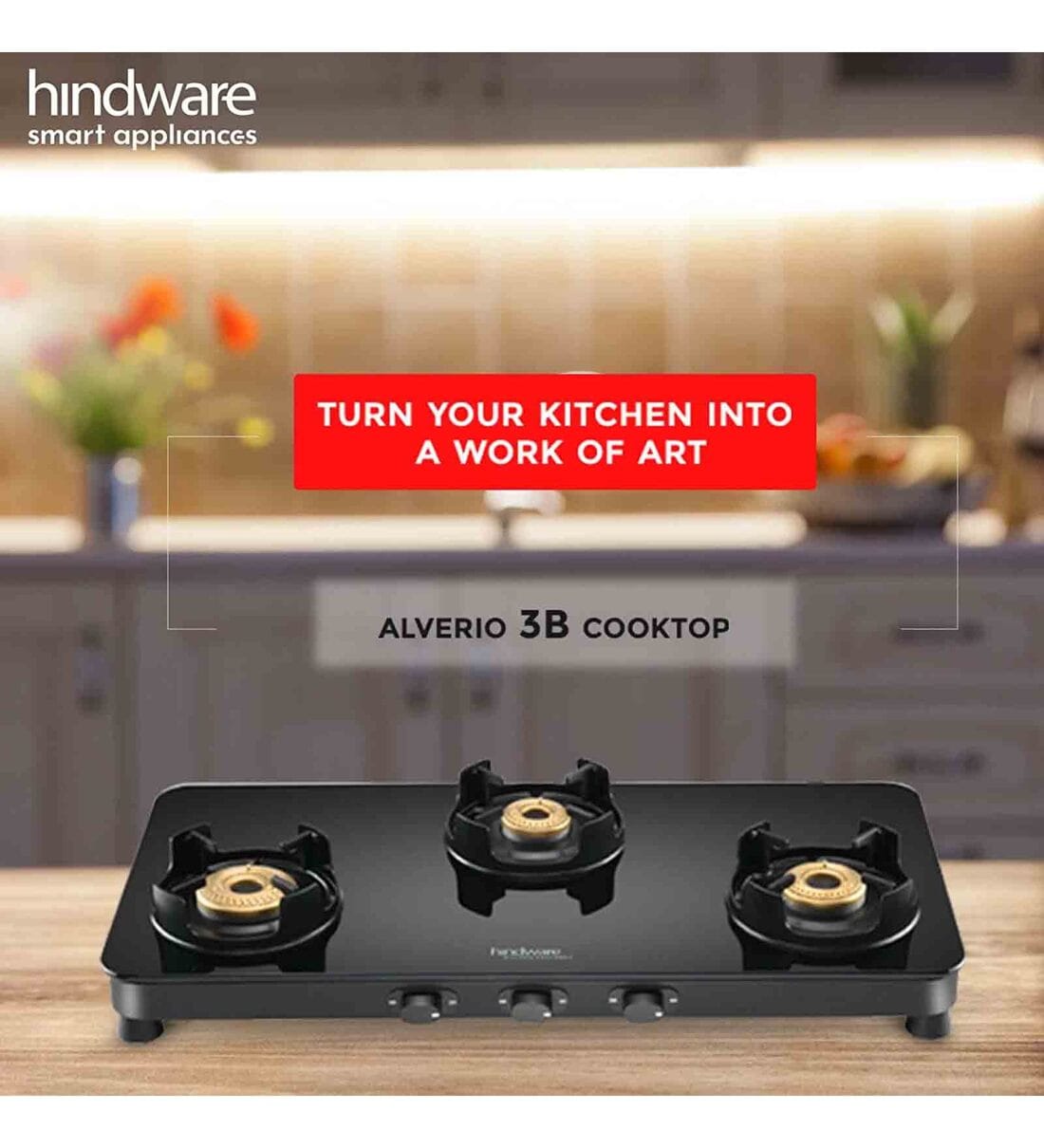 hindware alverio gas stove