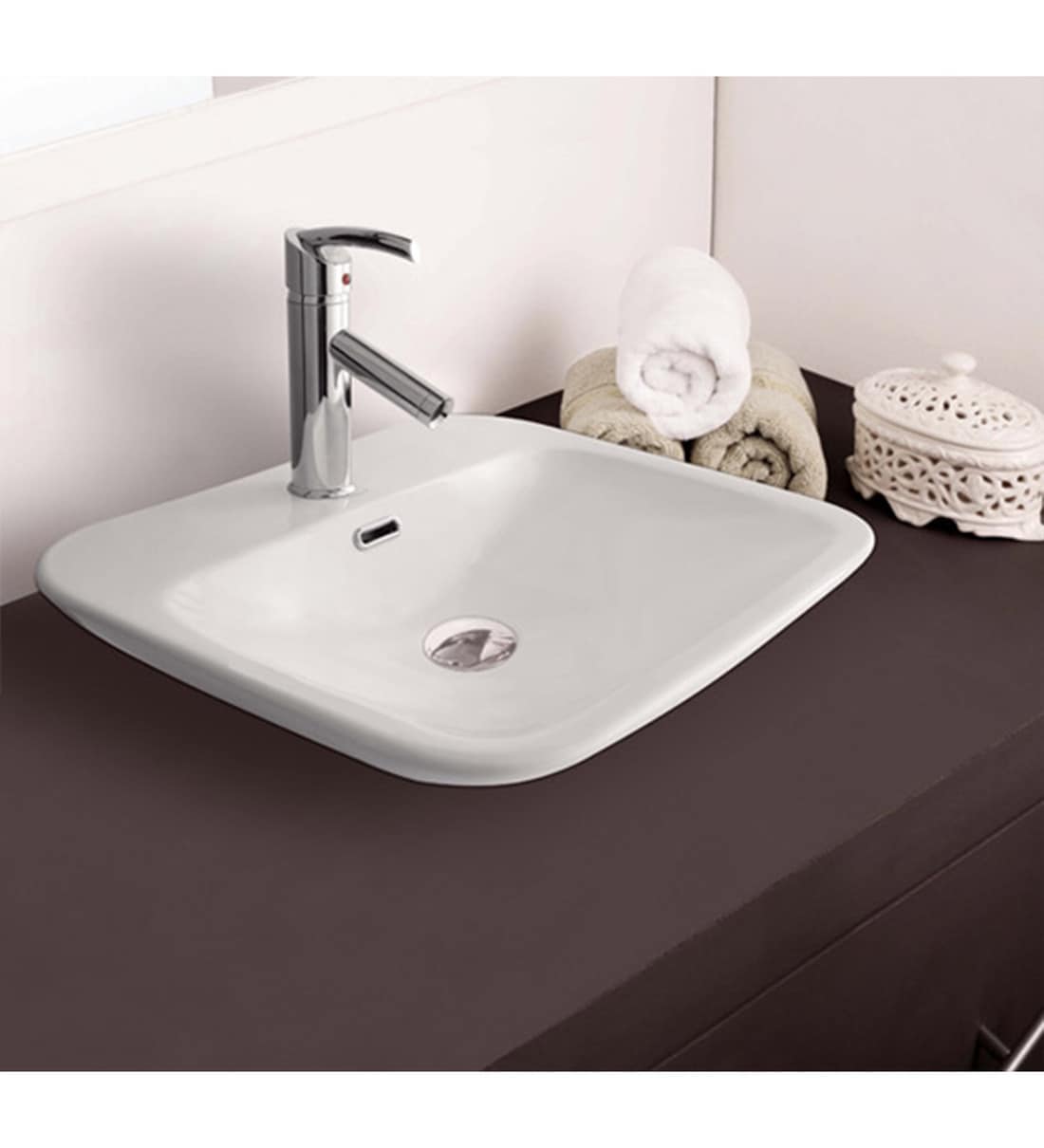 Buy Hindware Median Ceramic Table Top Wash Basin Model No 91069