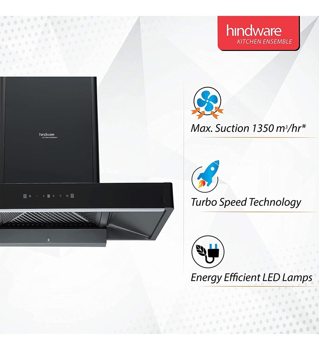 Buy Hindware Optimus BLK 90 Chimney Online WallMounted Chimneys
