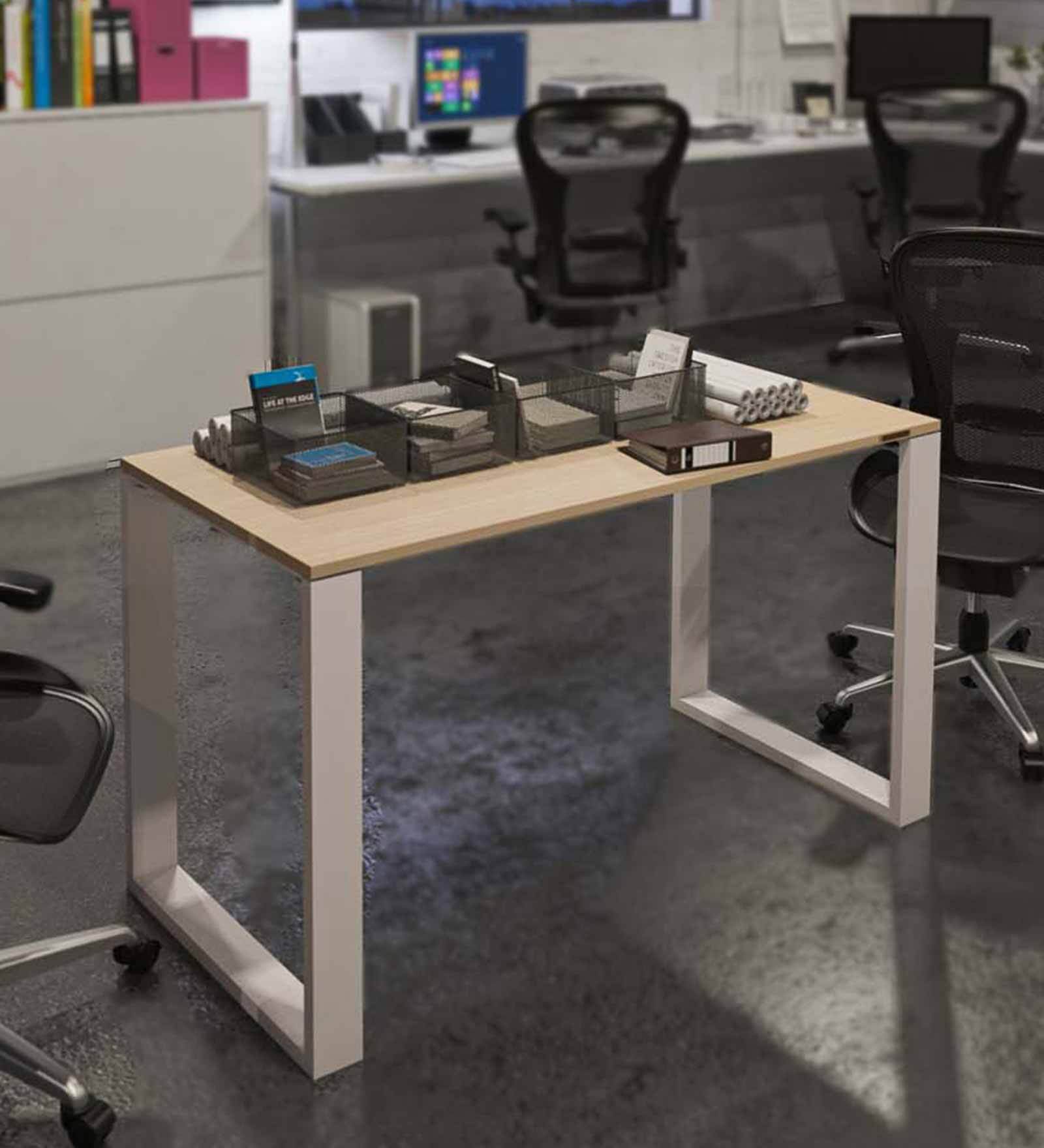 Highflier Writing Table in White Finish