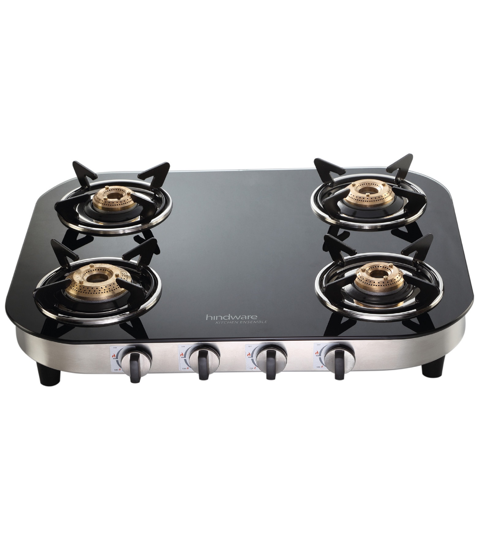 Buy Hindware Franco Glasstop 4 burner Auto Ignition Cooktop Online