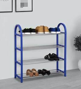 Buy Jax Shoe Rack In Black Colour By Diy Furniture Online Open Shoe Racks Shoe Racks Furniture Pepperfry Product