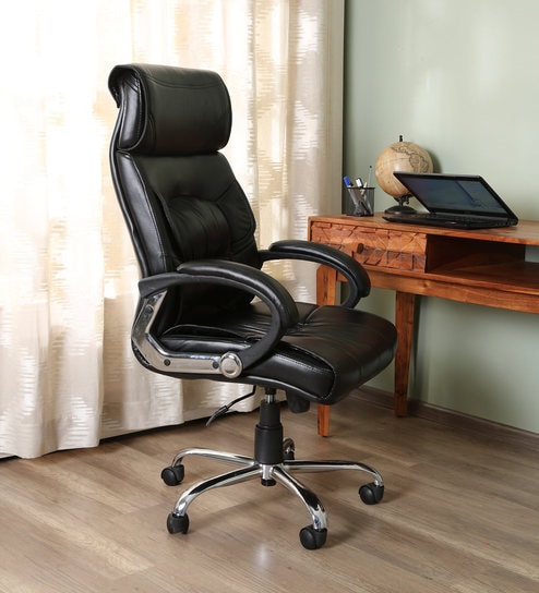 Executive Chair In Black Colour By Emperor