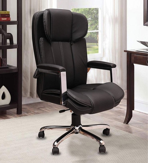 High Back Executive Office Chair In Black Colour