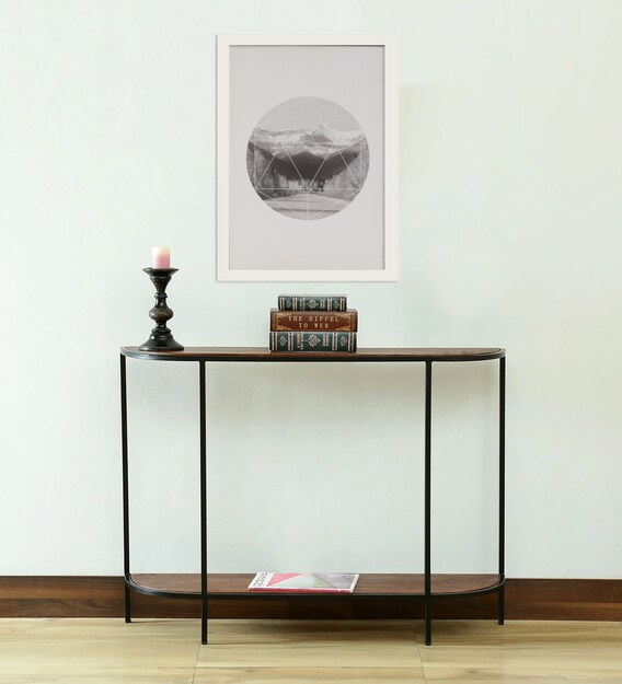 black metal console table target