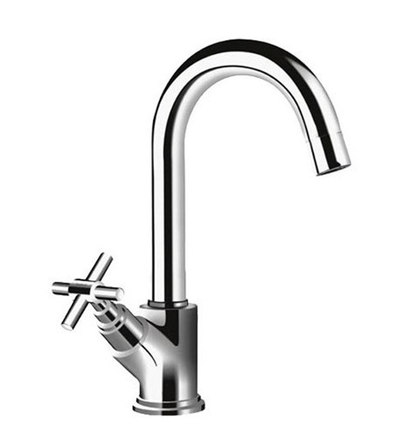 Buy Hindware Stain less Steel Axxis Swan Neck Tap With Left Hand