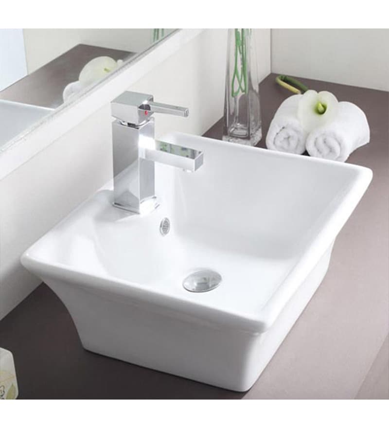 Buy Hindware Olivia Ceramic Table Top Wash Basin Model No 91026