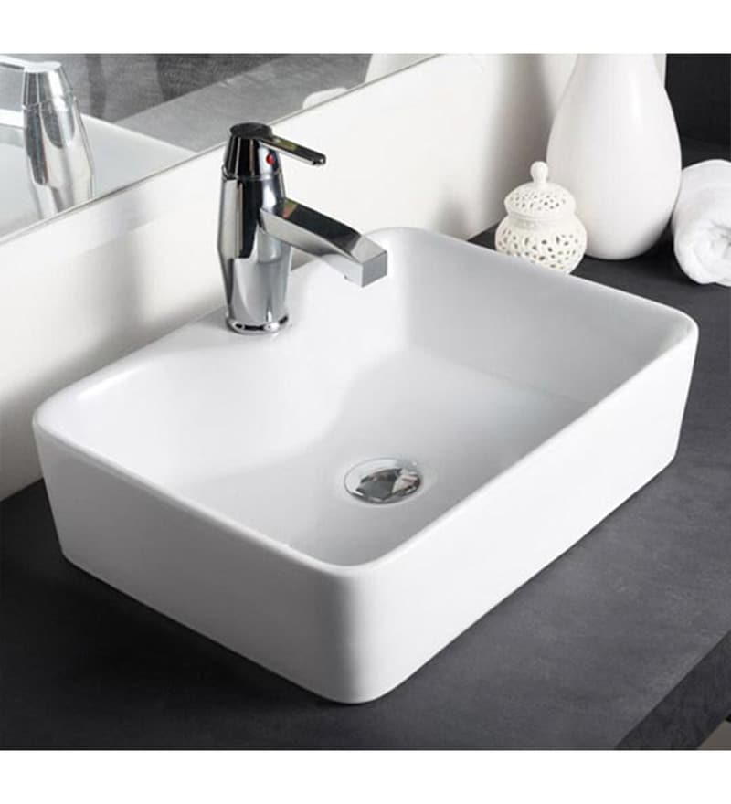 Buy Hindware Vasca Ceramic Table Top Wash Basin (Model No 91066