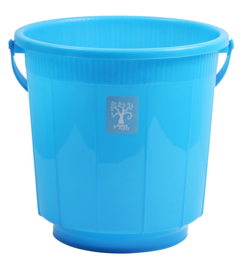 Buy Hindz Plast Plastic 16 L Sky Blue Bucket Online Buckets & Tubs