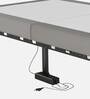Hi-Tech Fabric Folding Bed in White & Grey Colour with Wireless Remote Control