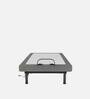 Hi-Tech Fabric Folding Bed in White & Grey Colour with Wireless Remote Control