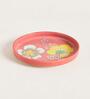 Hibiscus Bloom Platter Red