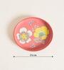 Hibiscus Bloom Platter Red