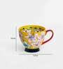 Hibiscus 200ml Yellow & White Ceramic Tea Cup