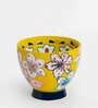 Hibiscus 200ml Yellow & White Ceramic Tea Cup