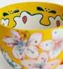 Hibiscus 200ml Yellow & White Ceramic Tea Cup