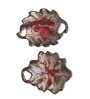 Hibiscus Multicolor Stoneware (Set Of 2) Serving Dip Bowls