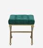 Tarto Metal Seating Stool In Gold Colour