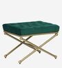 Tarto Metal Seating Stool In Gold Colour
