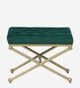 Tarto Metal Seating Stool In Gold Colour