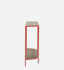 Hickson Metal Console Table In Red Colour