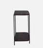 Hickson Solid Wood Console Table In Black Finish
