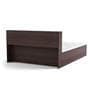 Hideki Queen Size Bed in Walnut Finish with Box Storage