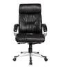 Leatherette High Back Executive Chairs In Black Colour
