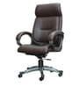 Dom High Back Executive Chair In Brown Colour
