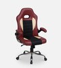 High Back Gaming Chair In Red Andcream Colour