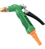 High-Pressure Hose Spray Gun with Brass Nozzle & Rubber Grip Handle (Green)