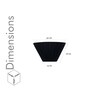 Highclere Black Color Fabric Wall Light