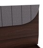 Highlands Queen Size Bed with Hydraulic Storage in Dark Walnut Colour